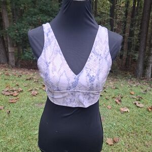 Carbon38 Snakeskin Pink Bra Size Small